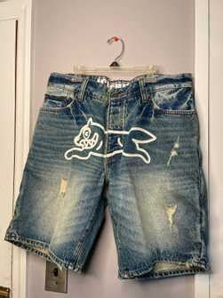 bbc ice cream denim shorts